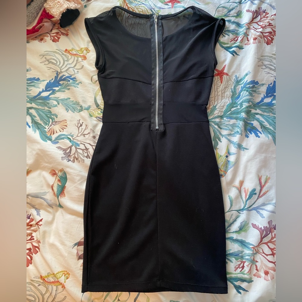 Wet Seal Black Bodycon Fitted Dress Size XS - Picture 2 of 3